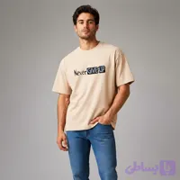 تیشرت مردانه نخ پنبه باکسی فیت برند shiaco wear در 6 رنگ و 4 سایز (کد SWXPR)