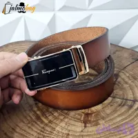 کمربند ریلی چرم طبیعی گاوی 3.5 سانت طول 125 سانتیمتر (کد ME41U)