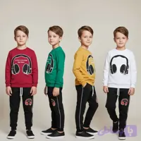 بلوز شلوار پسرانه عیدانه ست بهاره پنبه دورس 6 تا 9 سال
