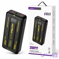 پاوربانک ULTRASUR ظرفیت ۲۰۰۰۰ میلی‌آمپرساعت مدل UP-4+