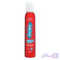موس مو صاف‌کننده و حالت‌دهنده ولا New Wave Smoothing Mousse فیکس 5 حجم 200 میل