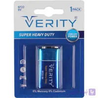 باتری مستطیلی 9 ولت وریتی مدل verity 6F22