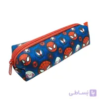 جامدادی تک‌زیپ مخمل ساسویه مدل مردعنکبوتی (کد 3121)