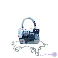کیف دوشی-زنجیری مخمل ساسویه مدل تینا (کد 575)