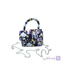 کیف دوشی-زنجیری مخمل ساسویه مدل تینا (کد 571)