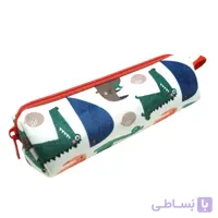 جامدادی تک‌زیپ مخمل ساسویه مدل دایناسورها (کد 3123)