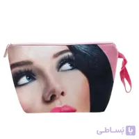 کیف لوازم آرایشی قایقی فوم‌دار مخمل ساسویه (کد 1336)