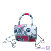 کیف دوشی-زنجیری مخمل ساسویه مدل تینا (کد 581)