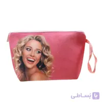 کیف لوازم آرایشی قایقی فوم‌دار مخمل ساسویه (کد 1335)