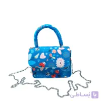کیف دوشی-زنجیری مخمل ساسویه مدل تینا (کد 582)