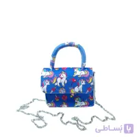 کیف دوشی-زنجیری مخمل ساسویه مدل تینا (کد 573)