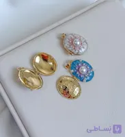 لاکت میناکاری مرواریدی✨