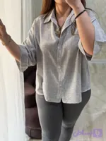 شومیز لینن زارا