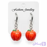 گوشواره فانتزی طرح سیب سرخ کد EA24