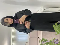 پیراهن زنانه مشکی جلوبسته سلین