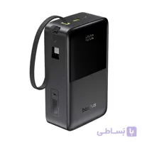 پاوربانک 22 وات بیسوس مدل EnerFill FC51 Bipow 2 Pro ظرفیت 30000 میلی‌آمپرساعت به همراه کابل متصل USB-C