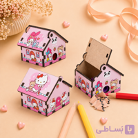 مداد تراش کلبه چوبی طرح کیتی و دوستان