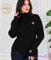 گپ یقه ایستاده فینگردار گلدوزی miu miu