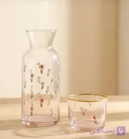 پارچ شب طرح گل ال سی هوم