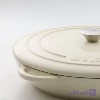 تابه چدن اسمگ رنگ کرم
