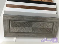 درب اتاقی ملامینه سورن درب طرح مدرن تک قاب جناقی