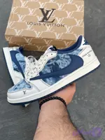 نایک جردن ۱ لو تراویس اسکات \ Nike Air Jordan 1 Low Travis Scott x کد ۱۳۰ (کد LZ8BD)