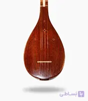 سه تار صادق عظیمی کاسه ساده.وسط دسته استخوان.پنجه قنبری