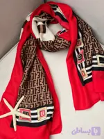 شال طرحدار نخ پنبه وارداتی