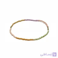 دستبند زنانه کشی نگیندار رنگی