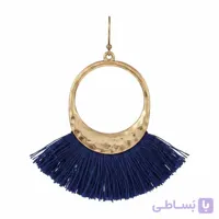 گوشواره زنانه ریشه ای آبی