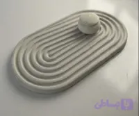 سینی بیضی شیاردار نظم دهنده و اکسسوری میز ارایش