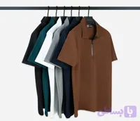 تیشرت مراکشی نیم زیپ نخ کبریتی وارداتی