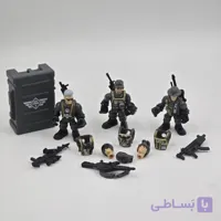 ست اکشن فیگور سربازان عملیات ویژه بلک سی