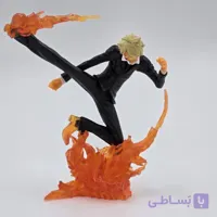اکشن فیگور انیمه وان پیس طرح سانجی تکنیک پای آتشی