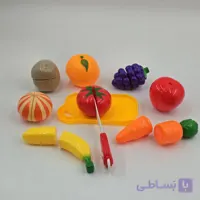 ست اسباب بازی برش سبزیجات چسبی چاقودار