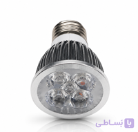لامپ رشد گیاه LED فول اسپکتروم 5 وات لنزدار | مناسب گیاهان آپارتمانی و گلخانه
