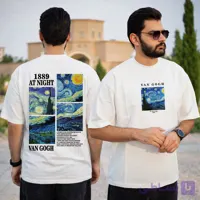 تیشرت طرح شب پرستاره ونگوک