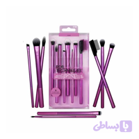 ست 8 عددی براش چشم ابرو ریل تکنیک Real Techniques Everyday Eye Essentials Makeup Brush Kit