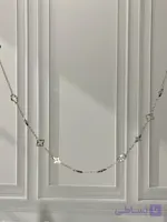 گردنبند زنانه مدل گل و ستاره