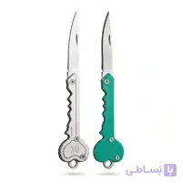 جاکلیدی چاقو تاشو قلبی فلزی