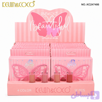 پک ۴ رنگ رژ پروانه ای کوین &کوکو