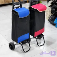 ساک خرید چرخ‌دار تاشو؛ حمل آسان خرید بدون فشار به کمر و دست