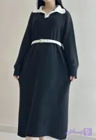 کفتان بافت یقه دار زنانه/دخترانه شیک