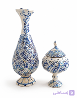 گلدان و شکلات خوری طرح مینا