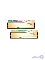 رم دسکتاپ DDR5 جی اسکیل دو کاناله 7200 مگاهرتز مدل Trident Z5 Royal GOLD ظرفیت 32 گیگابایت CL34