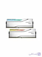 رم دسکتاپ DDR5 جی اسکیل دو کاناله 6400 مگاهرتز مدل Trident Z5 Royal ظرفیت 32 گیگابایت CL32