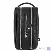 کیف دستی و شوزبگ چرم طبیعی مردانه چرم میراث مدل 109 لیزارد دوقفل