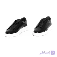 کفش مردانه چرم مدل ونس VIP مشکی (چرم طبیعی)