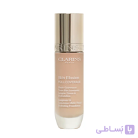 کرم پودر مات و آبرسان کلارنس Clarins مدل Skin Illusion شماره 107C حجم 30 میل