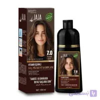 شامپو رنگ جاجا Jaja شماره 7.0 رنگ قهوه ای طبیعی حجم 300 میل